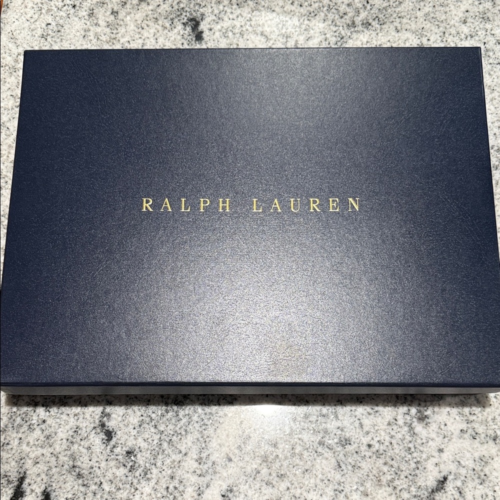 Ralph Lauren Midnight Blue Box with Gold Lettering